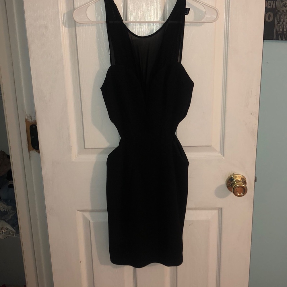 Black forever 21 cutout dress
